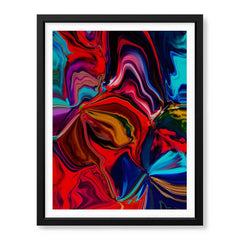 Beautiful Abstract Art With Colorful Paint Art | Abstract Office Artwork #00416 - Prime Décor