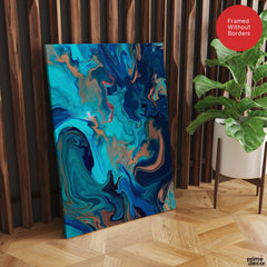 Beautiful Abstract Art With Colorful Paint Art | Abstract Office Artwork #00417 - Prime Décor