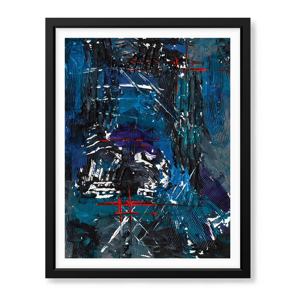 Beautiful Abstract Art With Colorful Paint Art | Abstract Office Artwork #00419 - Prime Décor