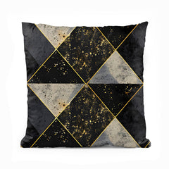 Mystic Marble Series - Charcoal | Abstract Cushion #422