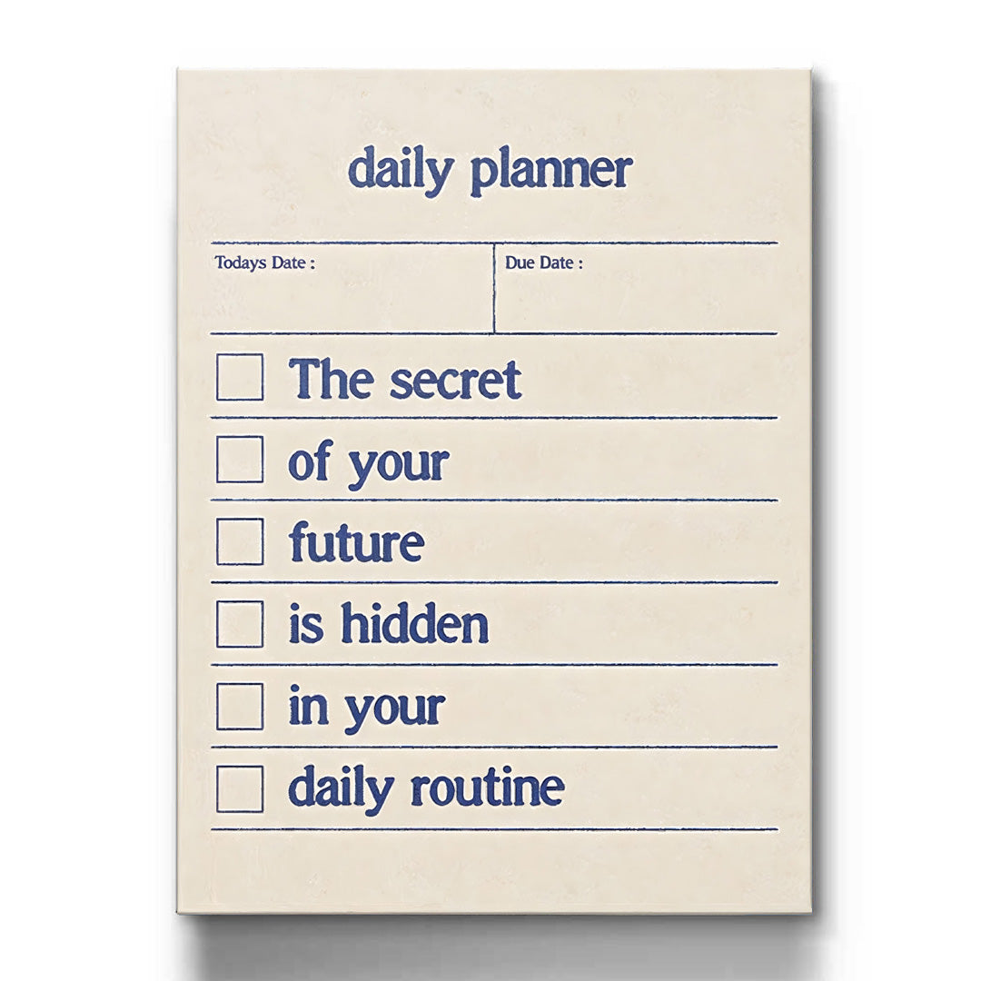 Daily Routine Planner – Prime Décor