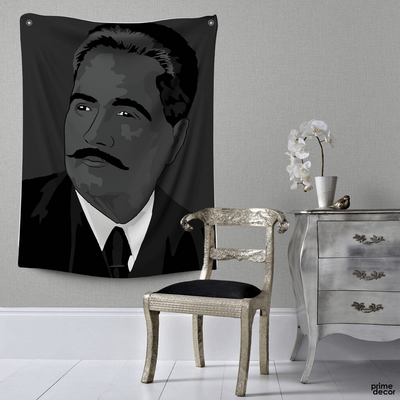 Allama Iqbal Portrait| Figure Tapestry - Prime Décor