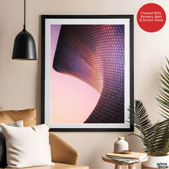 Beautiful Pink Abstract Art Over Beige Background | Abstract Fashion Artwork #00457 - Prime Décor