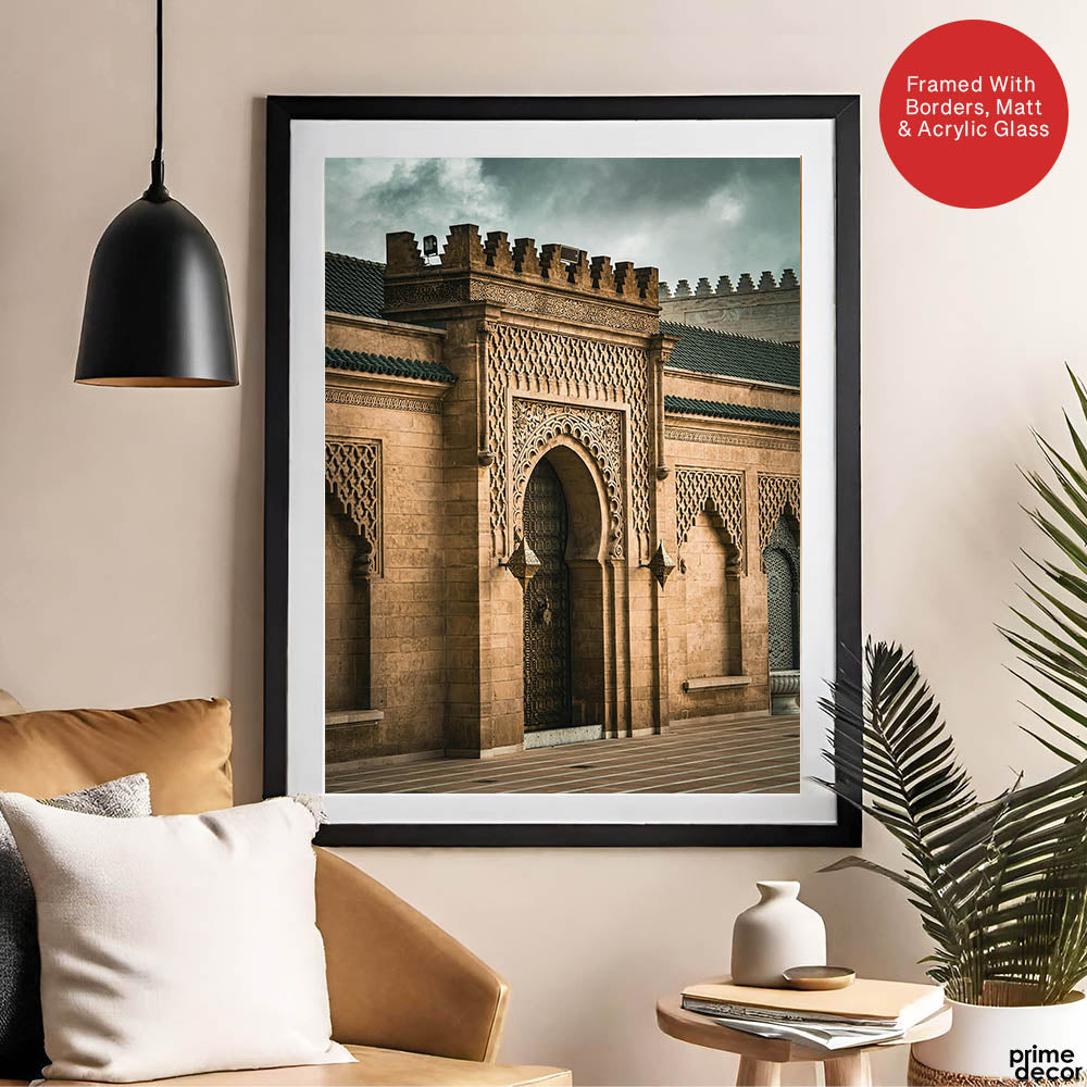 Beautiful Door Entrance Of A Historic Fort | Abstract Architecture Artwork #00458 - Prime Décor