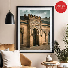 Beautiful Door Entrance Of A Historic Fort | Abstract Architecture Artwork #00458 - Prime Décor