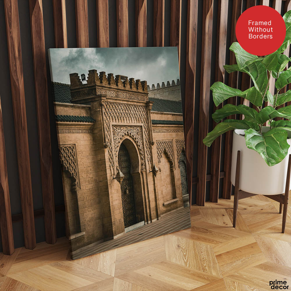 Beautiful Door Entrance Of A Historic Fort | Abstract Architecture Artwork #00458 - Prime Décor