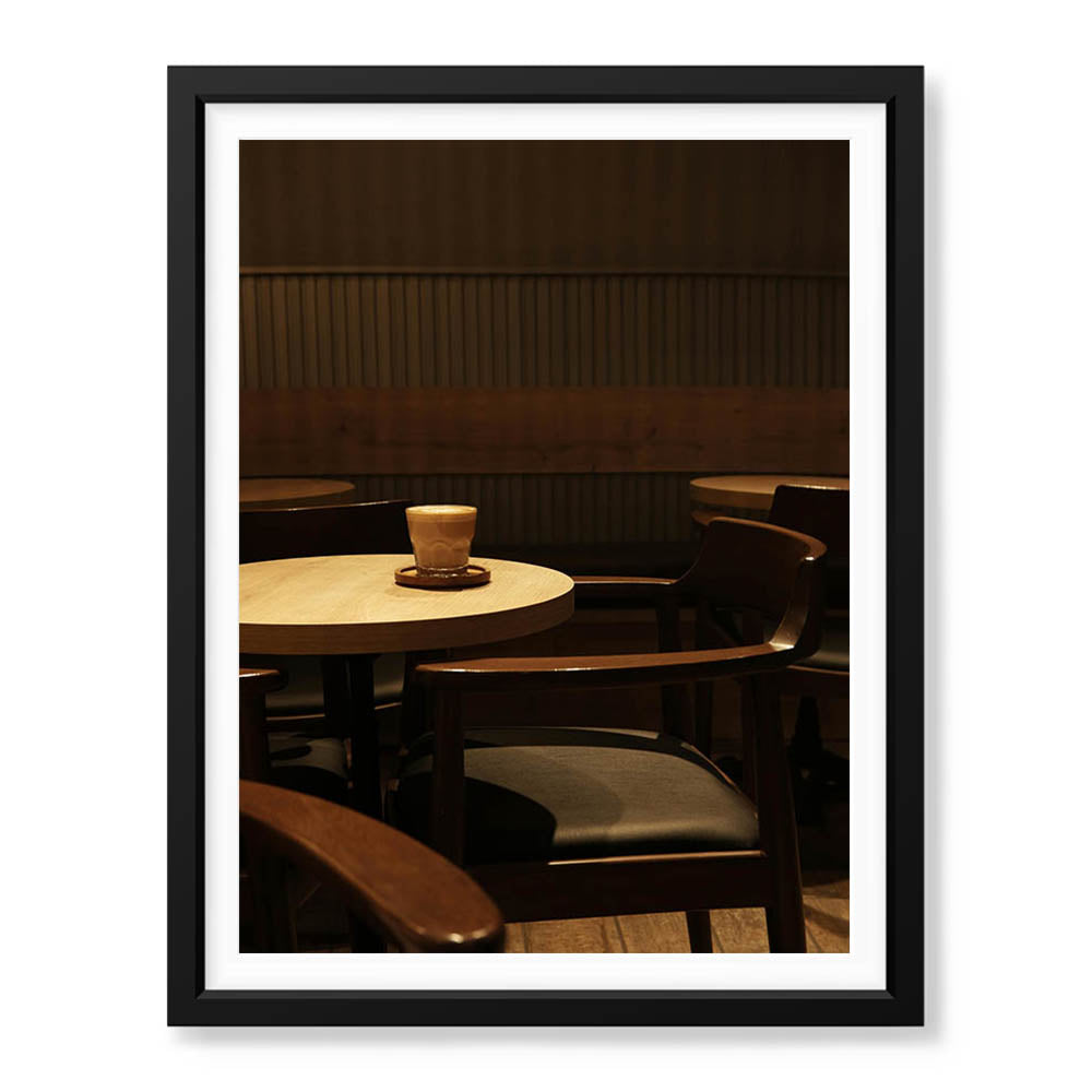 Beautiful View Of A Coffee Shop | Abstract Nature Artwork #00459 - Prime Décor