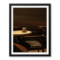 Beautiful View Of A Coffee Shop | Abstract Nature Artwork #00459 - Prime Décor