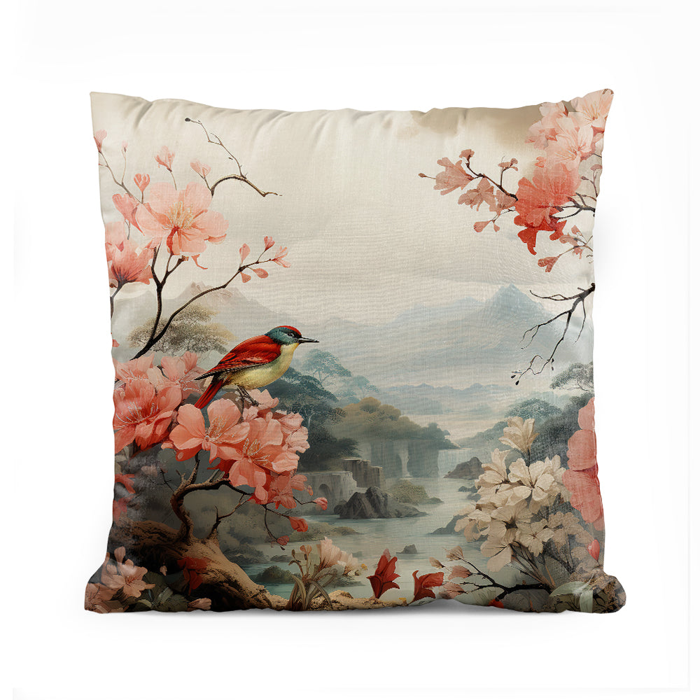 Pink & White Lotus Lake Flower | Nature Cushion #045 - Prime Décor
