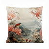 Pink & White Lotus Lake Flower | Nature Cushion #045