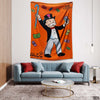 Hermes Monopoly Holding Up Colorful Cash | Fashion Tapestry