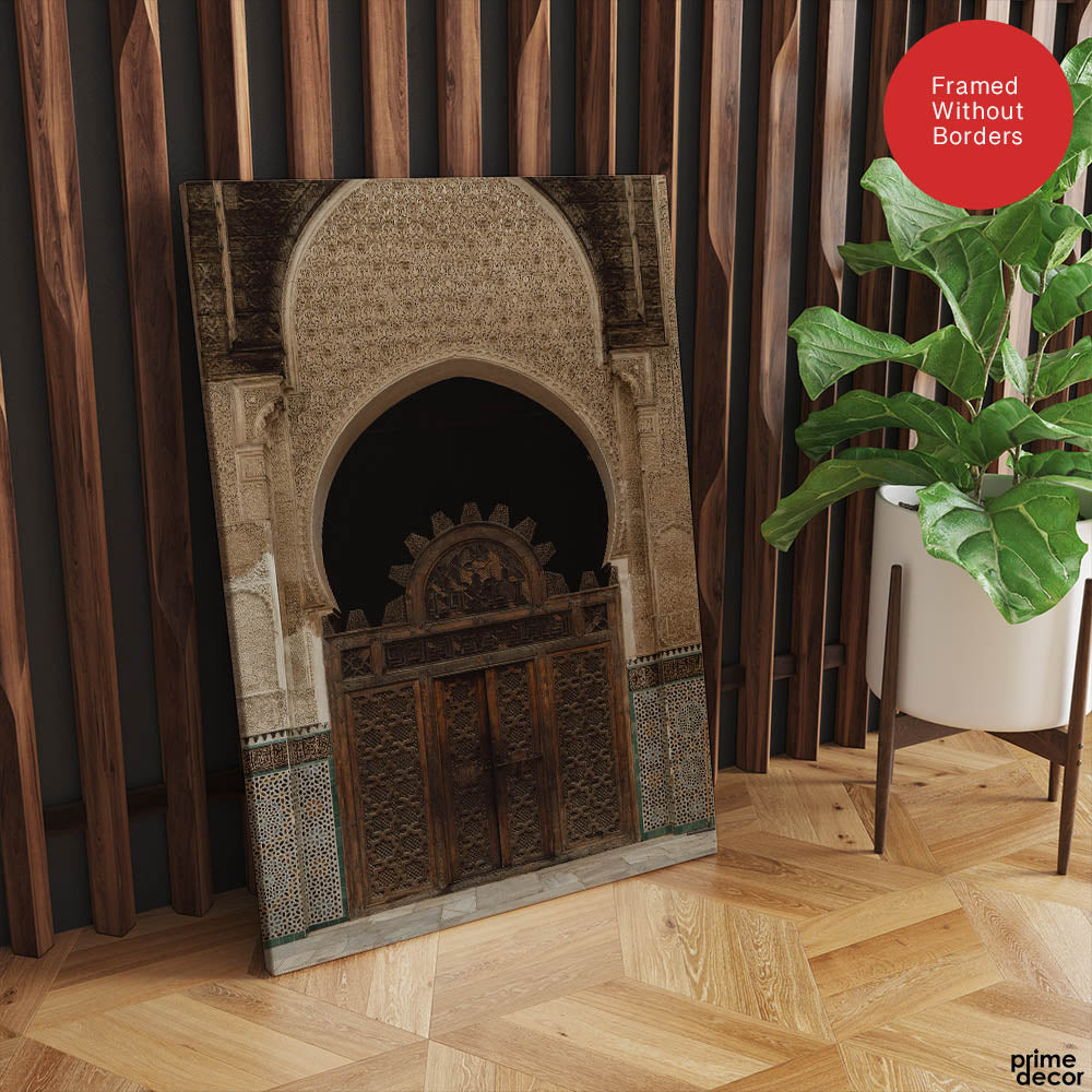 Beautiful Door Entrance Of A Historic Fort | Abstract Architecture Artwork #00462 - Prime Décor