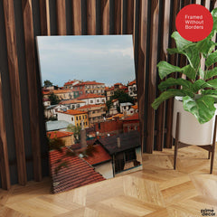 Beautiful View Of Terrace Of The Houses | Abstract Nature Artwork #00463 - Prime Décor