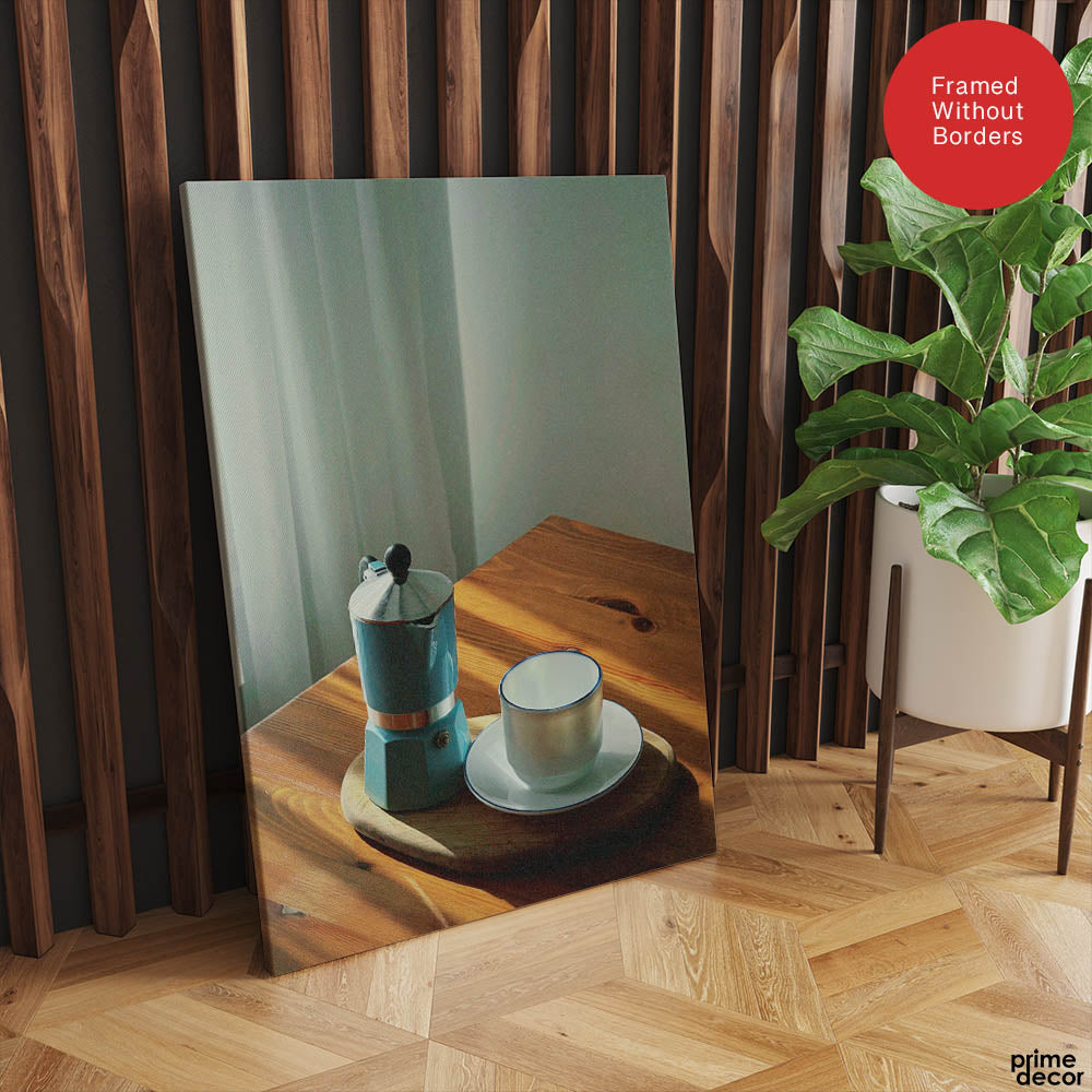 Beautiful View Of A Coffe Cup On The Table | Abstract Nature Artwork #00464 - Prime Décor