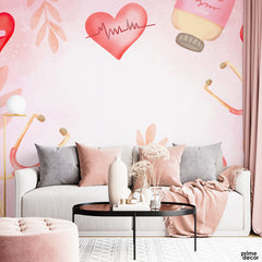 Abstract Beautiful Medical Artwork Design | Medical Wallpaper Mural