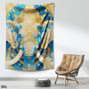 Beautiful Artwork Of An Elephant With Crown | Animal Tapestry