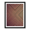 Black Lines Over Pink Tan Background Abstract Design | Abstract Office Artwork #0047