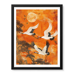 Beautiful View Of Sunrise From The Top Of The Trees | Abstract Nature Artwork #00484