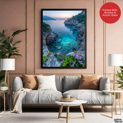 Beautiful View Of Sunrise From A Beautiful Lake | Abstract Nature Artwork #00488