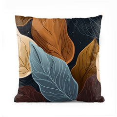 Colorful Leaves Pattern | Abstract Cushion #048 - Prime Décor