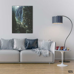 Palm Trees Covered With Fog (Single Panel) Nature Wall Art - Prime Décor