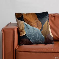 Colorful Leaves Pattern | Abstract Cushion #048 - Prime Décor