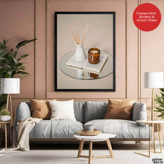 Beautiful Color Paint Brushes On The Table With Book | Abstract Fashion Artwork #00494