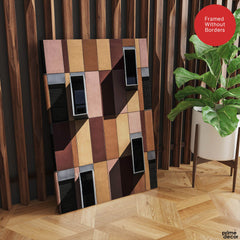 Colorful Abstract Design With Box Shapes | Abstract Fashion Artwork #00495