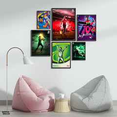 Cricket Series Set (6 Panel) Sports Wall Art - Prime Décor