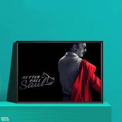Better Call Saul Red Jacket | Movie Poster Wall Art - Prime Décor