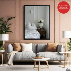 Beautiful Tea Cup Over The Side Table Of The Bed | Abstract Fashion Artwork #00500