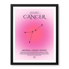 Cancer Abstract Stars Sign Art | Abstract Nature Artwork #00504 - Prime Décor