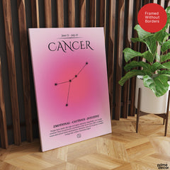 Cancer Abstract Stars Sign Art | Abstract Nature Artwork #00504 - Prime Décor