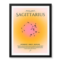 Sagittarius Abstract Stars Sign Art | Abstract Nature Artwork #00506 - Prime Décor