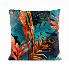 Exotic Tropical Leafy Pattern | Nordic Cushion #050 - Prime Décor