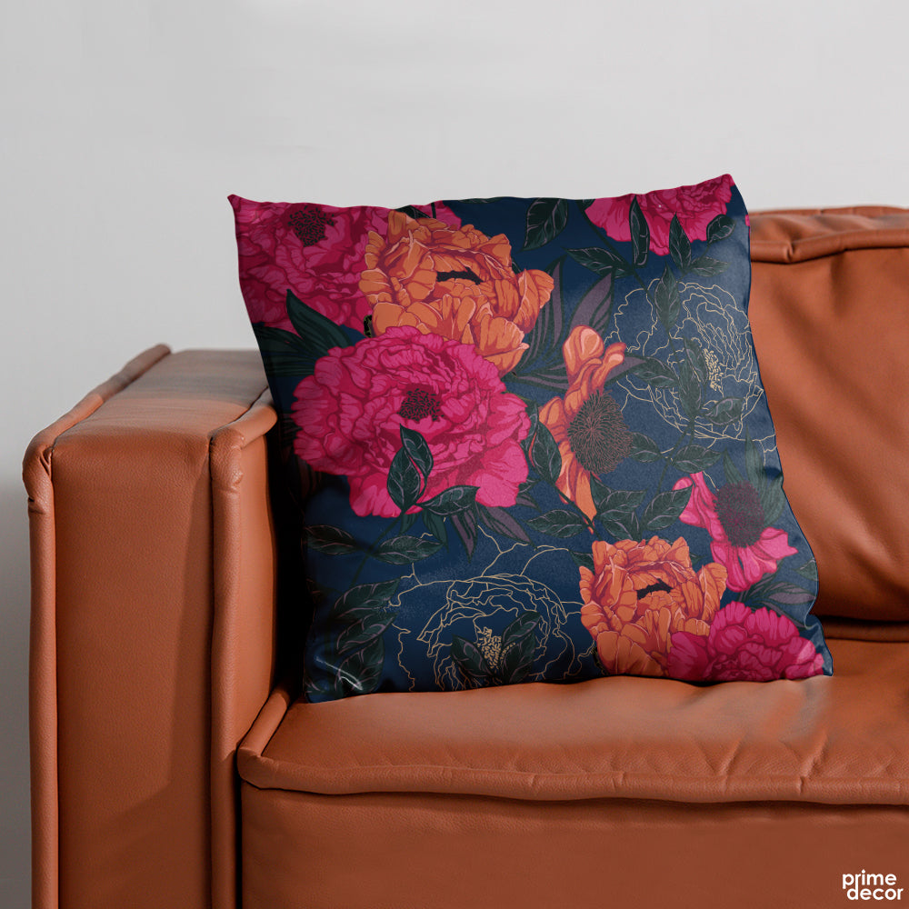 Watercolor Botanical Pattern | Floral Cushion #051 - Prime Décor