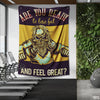 Are You Ready To Lose Fat Typography | Gym Tapestry