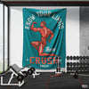 Know Your Limits Then Crush Them Typography | Gym Tapestry