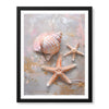 Beautiful Star Shape Seashells On The Beach | Abstract Nature  Artwork #00544