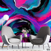 Abstract Colorful Paint Stroke Artwork | Abstract Wallpaper Mural