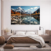 Beautiful Artwork Of Majesty Mountains With Lake (3 Panel) Nature Wall Art