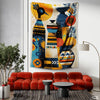 Colorful Abstract Cultural Artwork | Fashion Tapestry