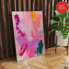 Abstract Multicolor Brush Paint Stroke Digital Artwork | Abstract Fashion Artwork #00556
