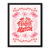 We Are Perfect Match | Abstract Couple Artwork #00565
