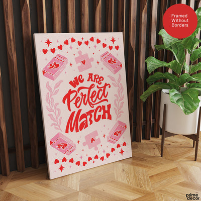 We Are Perfect Match | Abstract Couple Artwork #00565