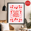 Love You Berry Much | Abstract Couple Artwork #00566