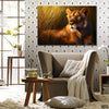 Exotic Lioness In Serene Sunset (Single Panel) Animal Wall Art