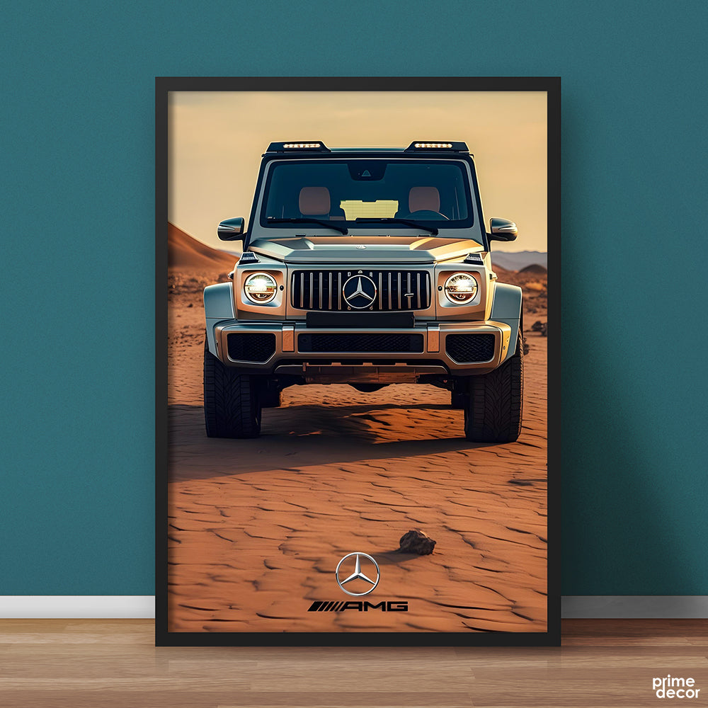 AMG Mercedes G Wagon In Arabian Desert | Cars Wall Art - Prime Décor