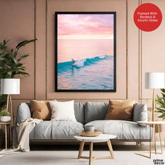 Beautiful Sunset View From A Beach | Abstract Nature Artwork #00582