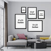 A Day Out Grayscale B&W Luxury (5 Panel) Landscape Wall Art